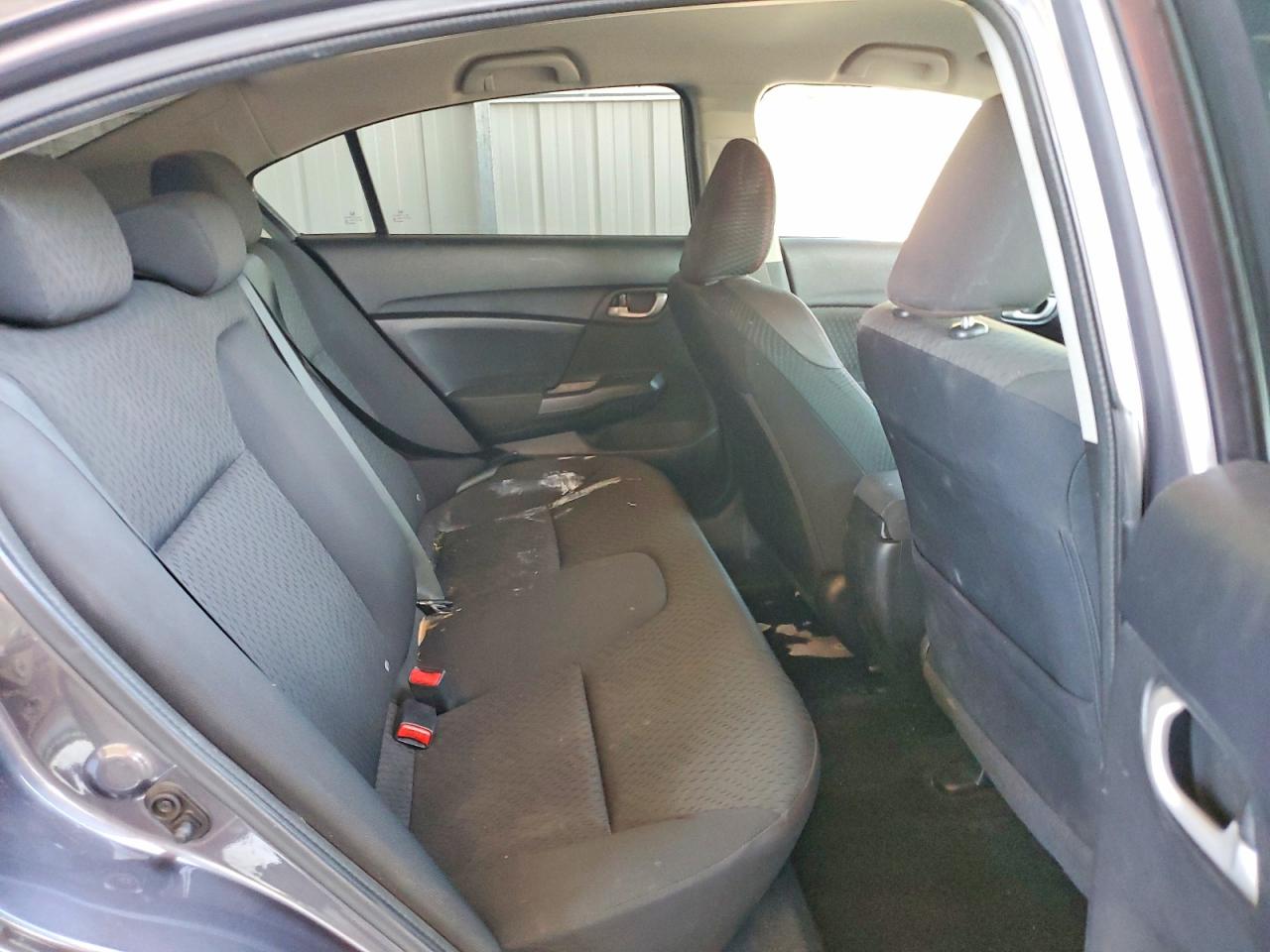 2014 Honda Civic Lx Gray vin: 19XFB2F56EE247623