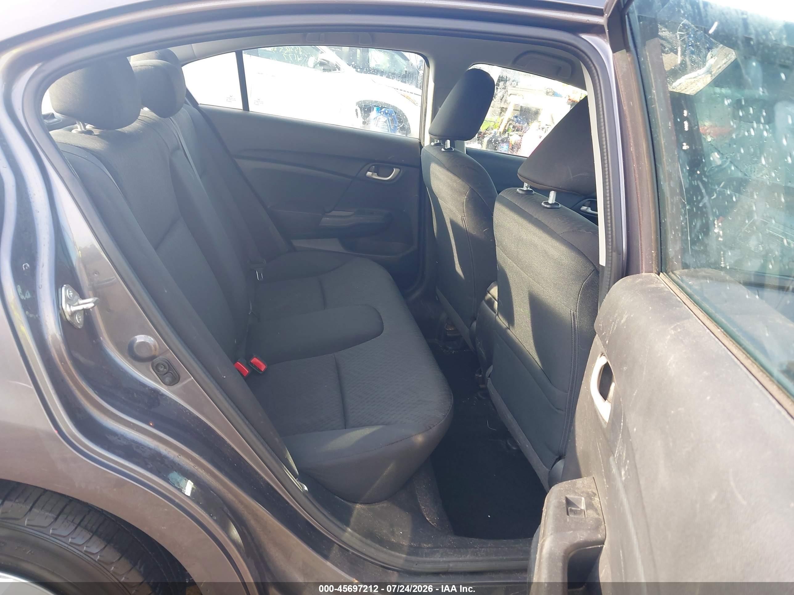 2014 Honda Civic Lx Серый vin: 19XFB2F56EE259559