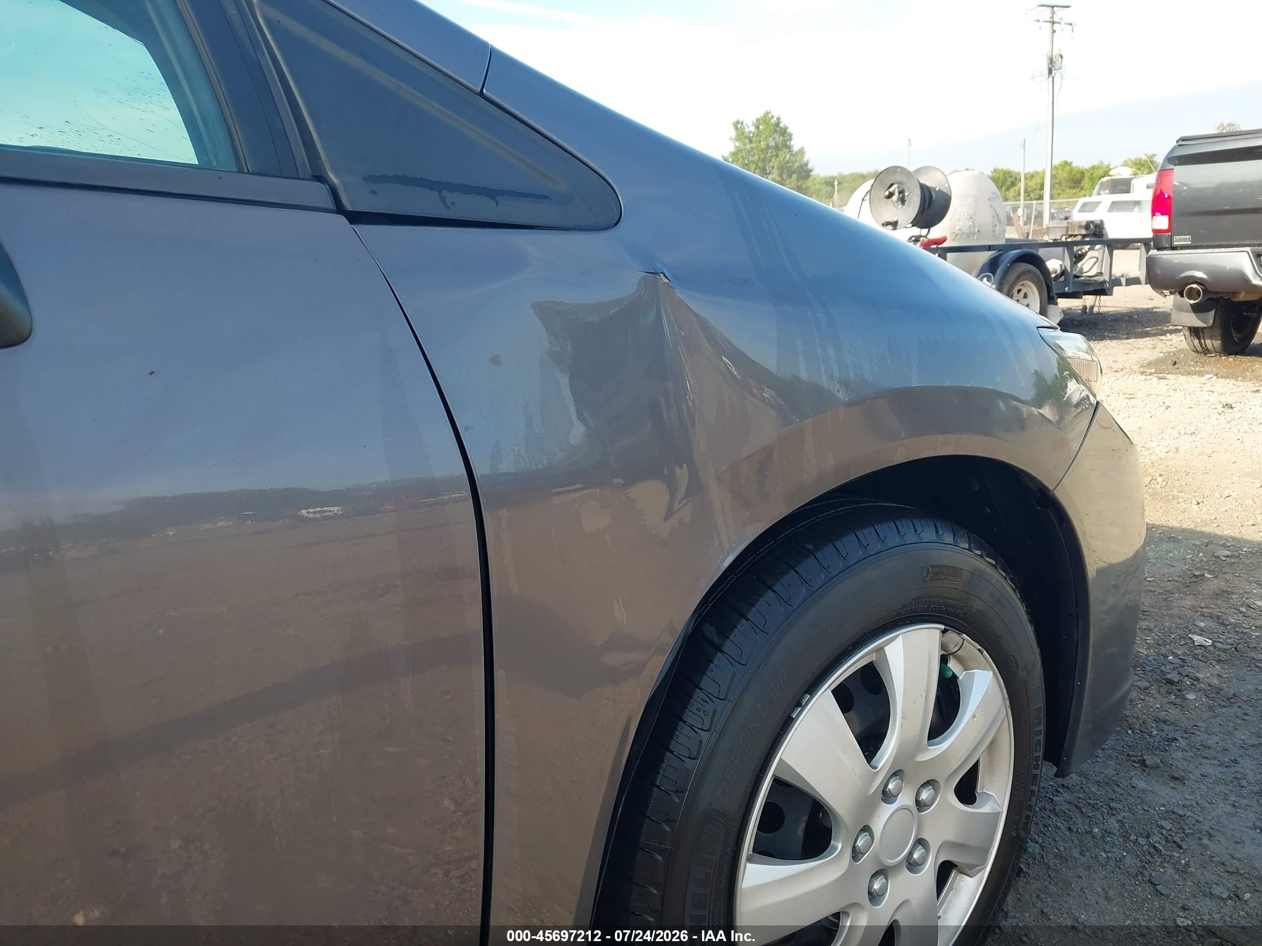 2014 Honda Civic Lx Серый vin: 19XFB2F56EE259559