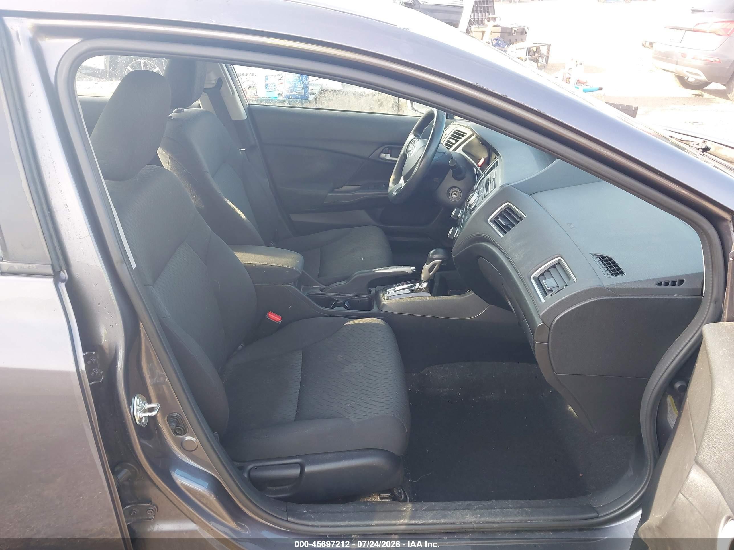 2014 Honda Civic Lx Серый vin: 19XFB2F56EE259559
