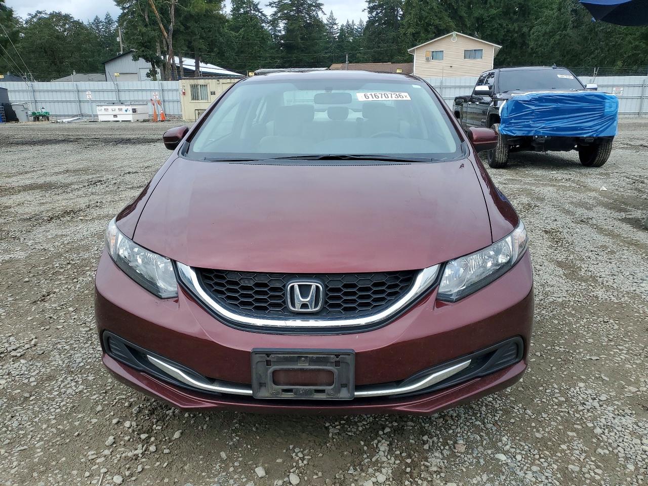 2014 Honda Civic Lx Бордовый vin: 19XFB2F56EE268438