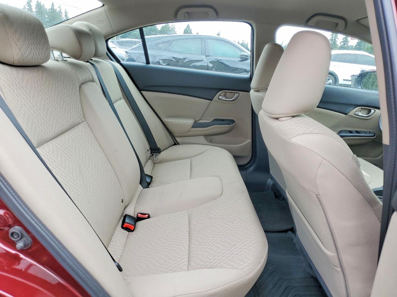 2014 Honda Civic Lx Бордовый vin: 19XFB2F56EE268438