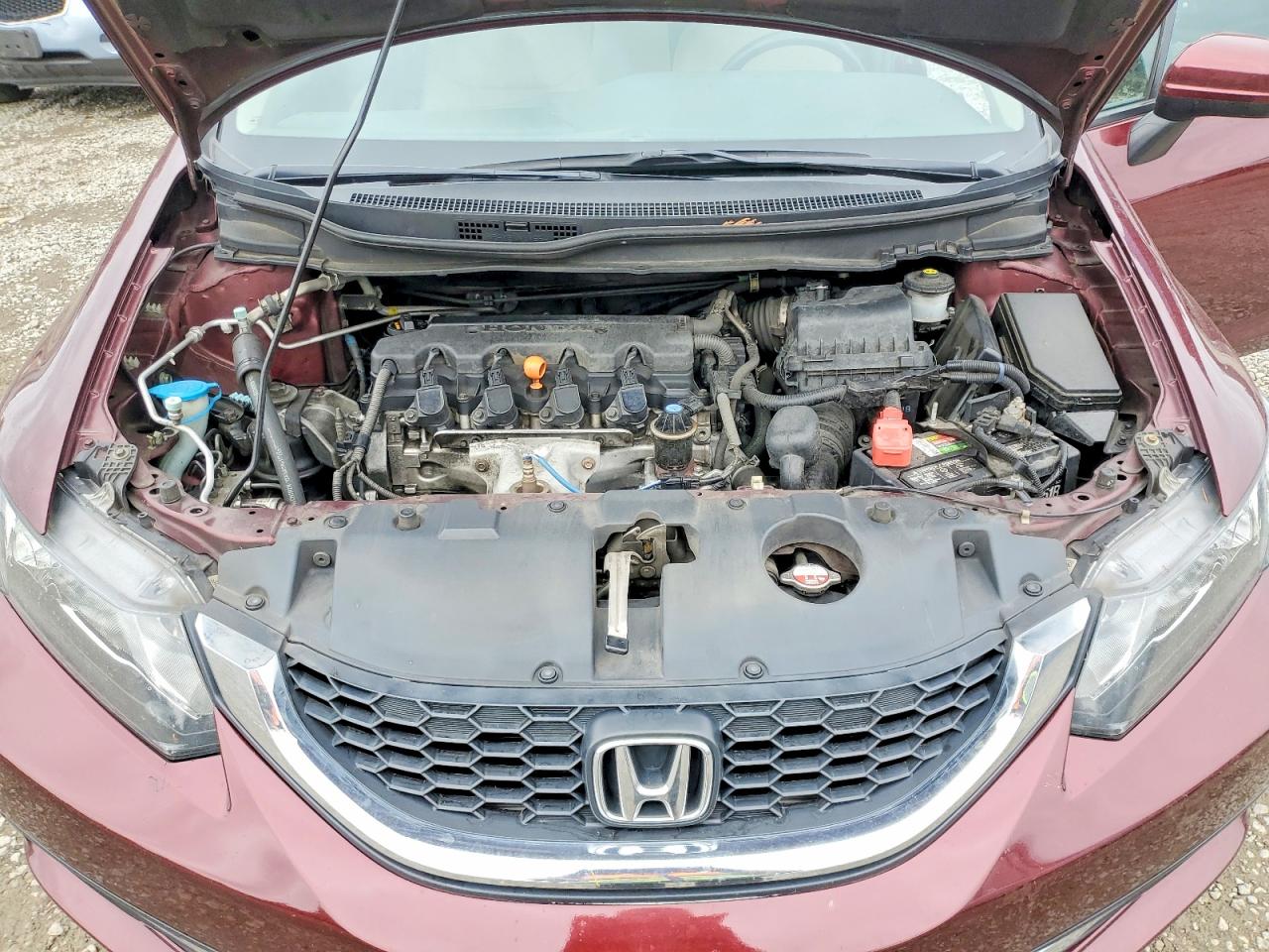 2014 Honda Civic Lx Бордовый vin: 19XFB2F56EE268438
