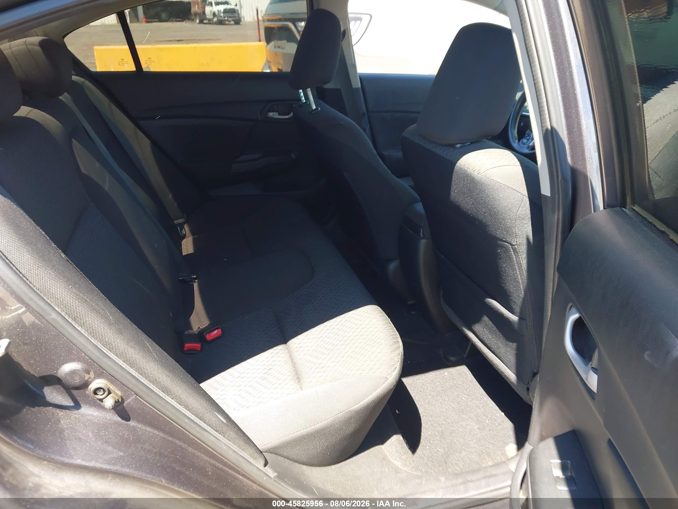 2014 Honda Civic Lx Gray vin: 19XFB2F56EE269637
