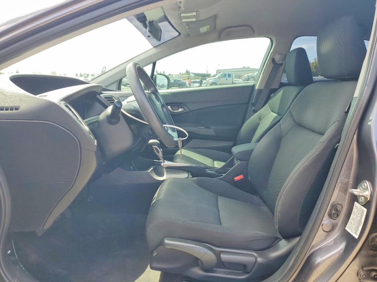 2014 Honda Civic Lx Gray vin: 19XFB2F56EE271548
