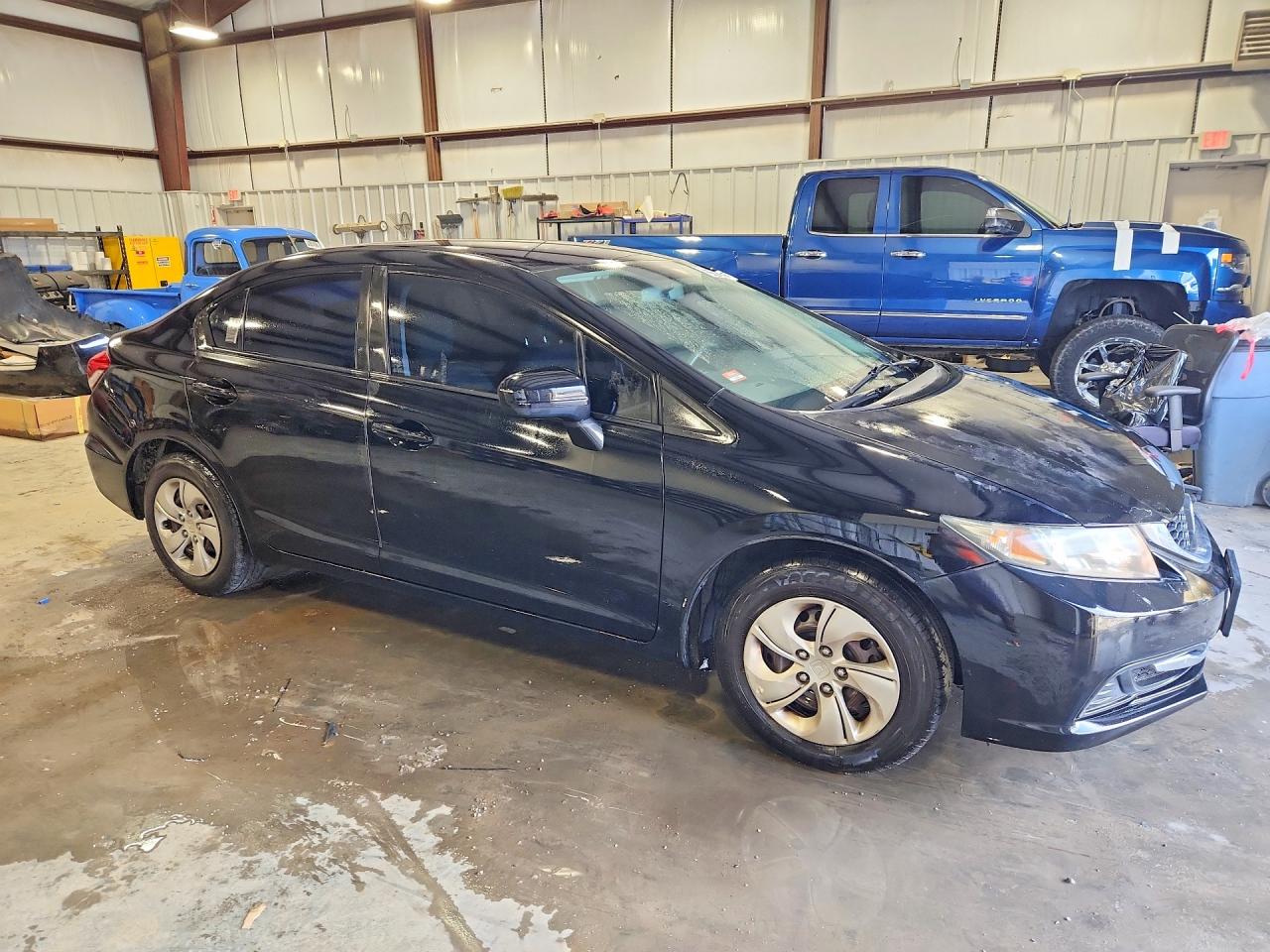 2015 Honda Civic Lx Black vin: 19XFB2F56FE008414