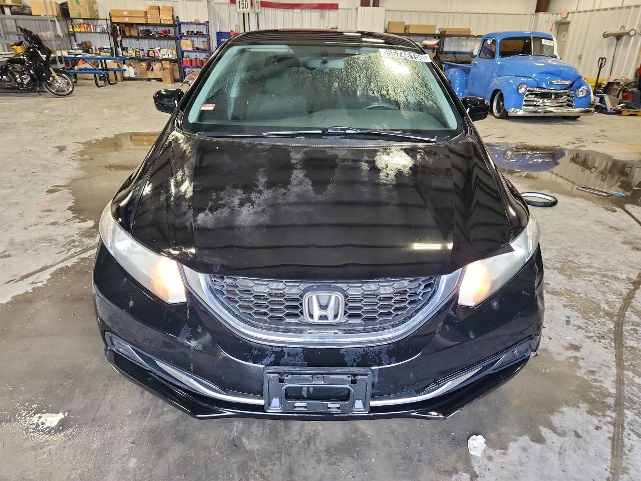 2015 Honda Civic Lx Black vin: 19XFB2F56FE008414 Damage: Hood, Peeling, > 12 Inches