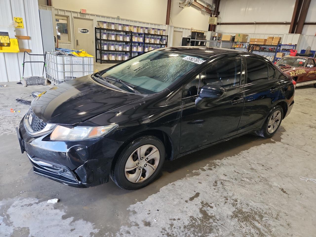 2015 Honda Civic Lx Black vin: 19XFB2F56FE008414 Damage: Front Bumper/Cover, Broken, Replacement Required