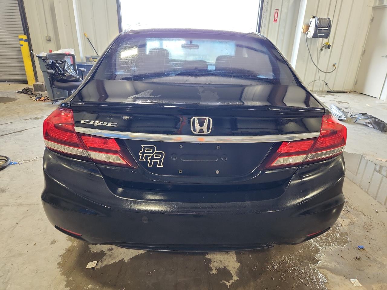 2015 Honda Civic Lx Black vin: 19XFB2F56FE008414 Damage: Deck Lid, De-Identify, Removal Required