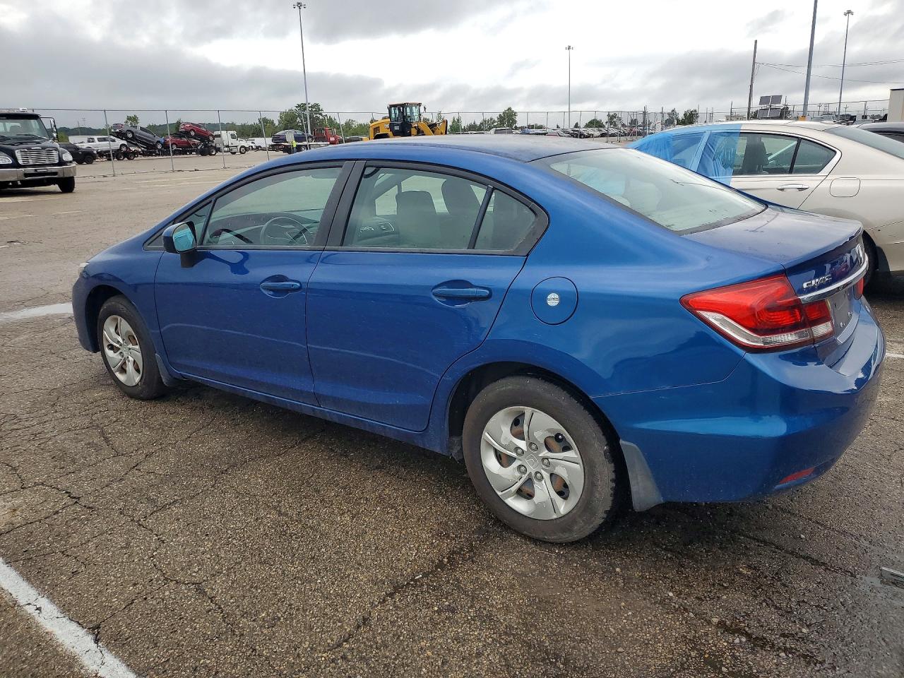 2015 Honda Civic Lx Blue vin: 19XFB2F56FE012558