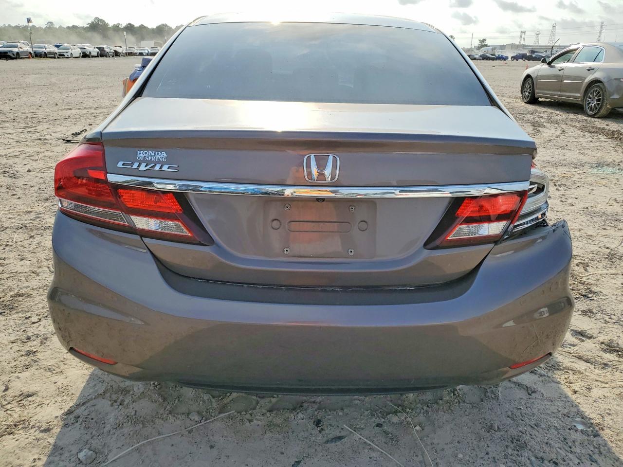 2015 Honda Civic Lx Gray vin: 19XFB2F56FE019767