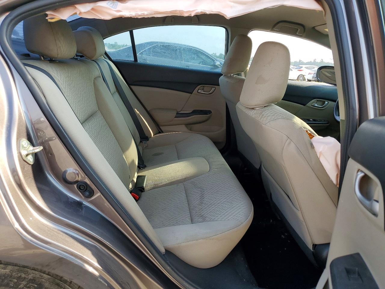 2015 Honda Civic Lx Gray vin: 19XFB2F56FE019767