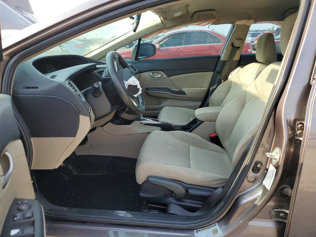 2015 Honda Civic Lx Gray vin: 19XFB2F56FE019767