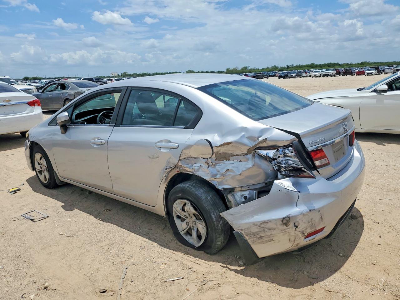 2015 Honda Civic Lx Silver vin: 19XFB2F56FE029876