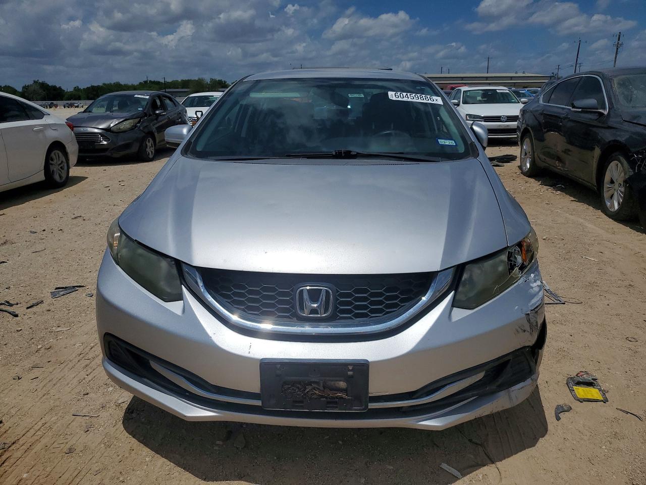 2015 Honda Civic Lx Silver vin: 19XFB2F56FE029876