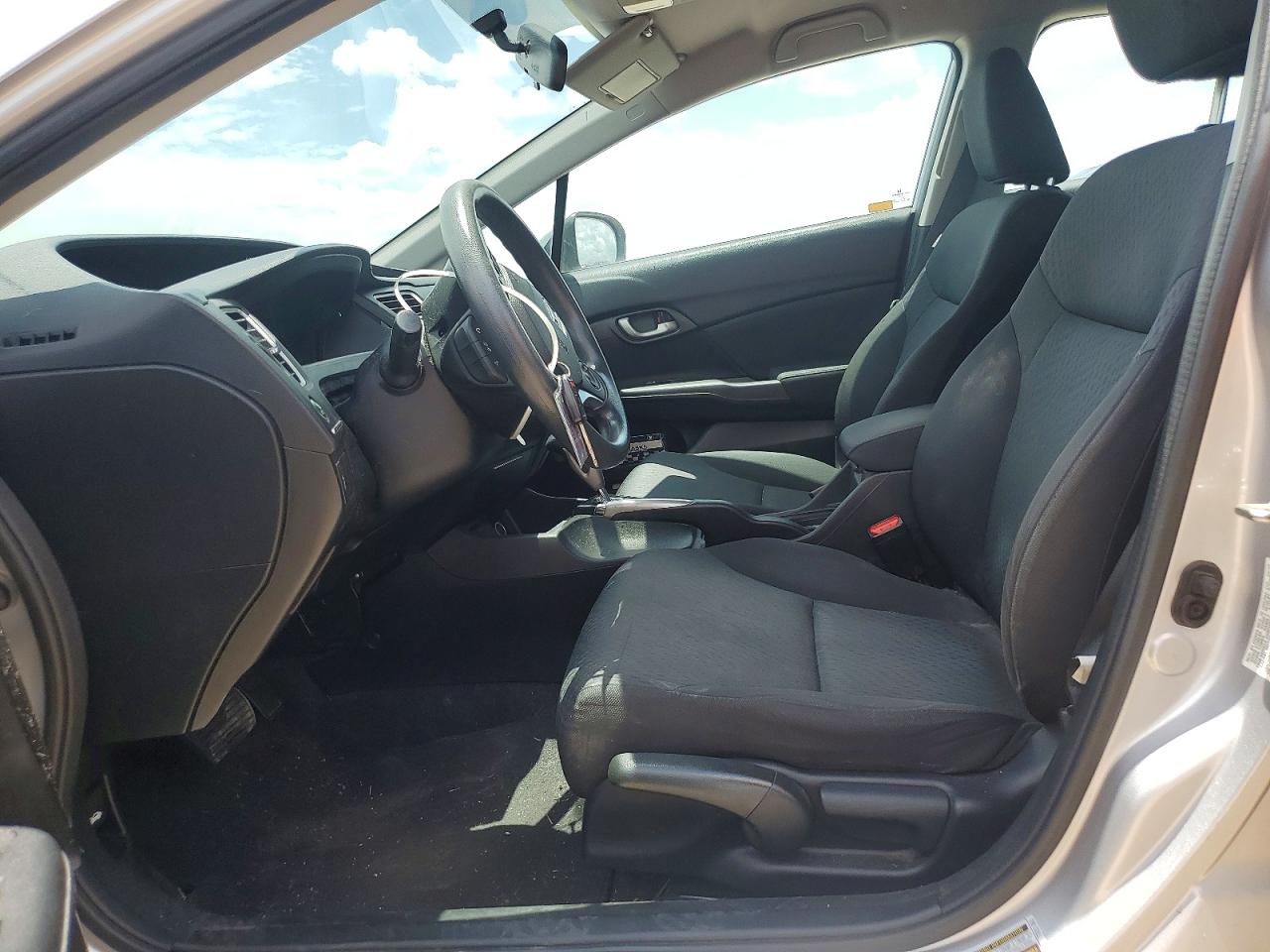 2015 Honda Civic Lx Silver vin: 19XFB2F56FE029876
