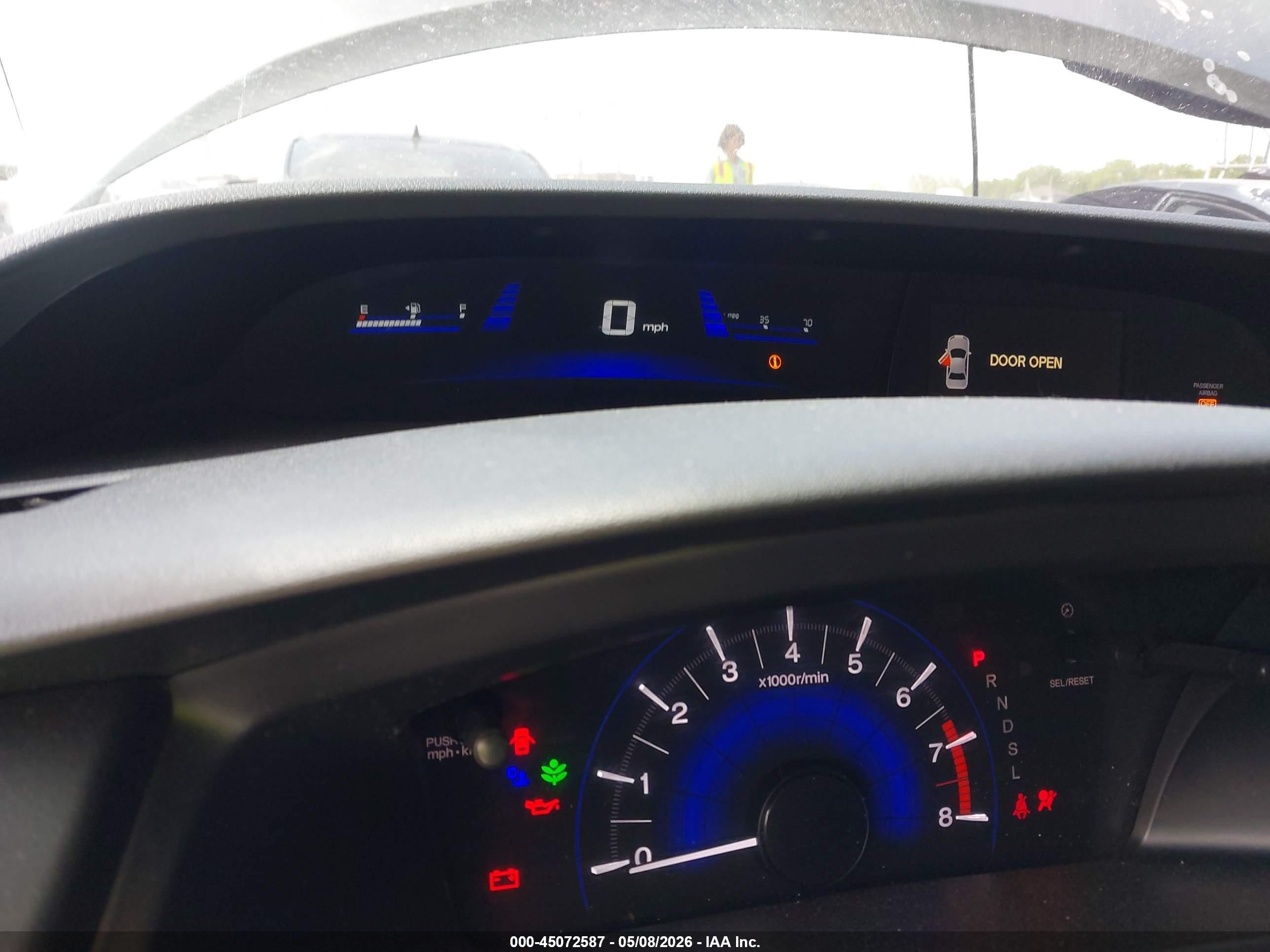 2015 Honda Civic Lx Gray vin: 19XFB2F56FE037430