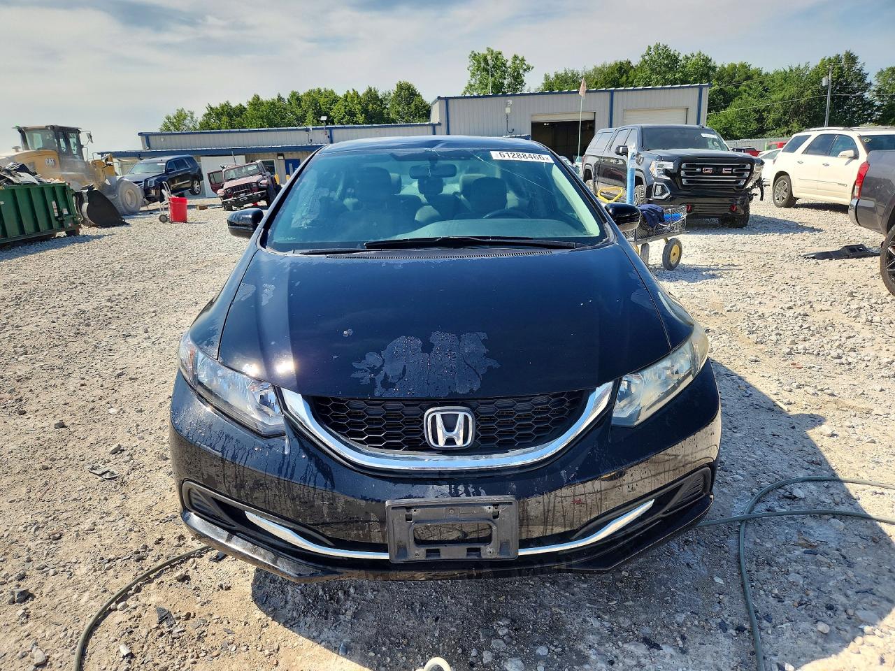 2015 Honda Civic Lx Black vin: 19XFB2F56FE046175