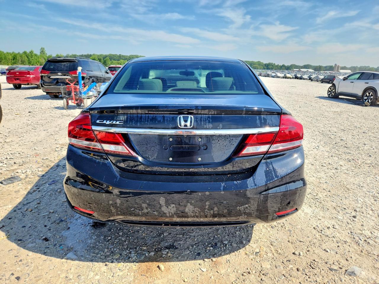 2015 Honda Civic Lx Black vin: 19XFB2F56FE046175