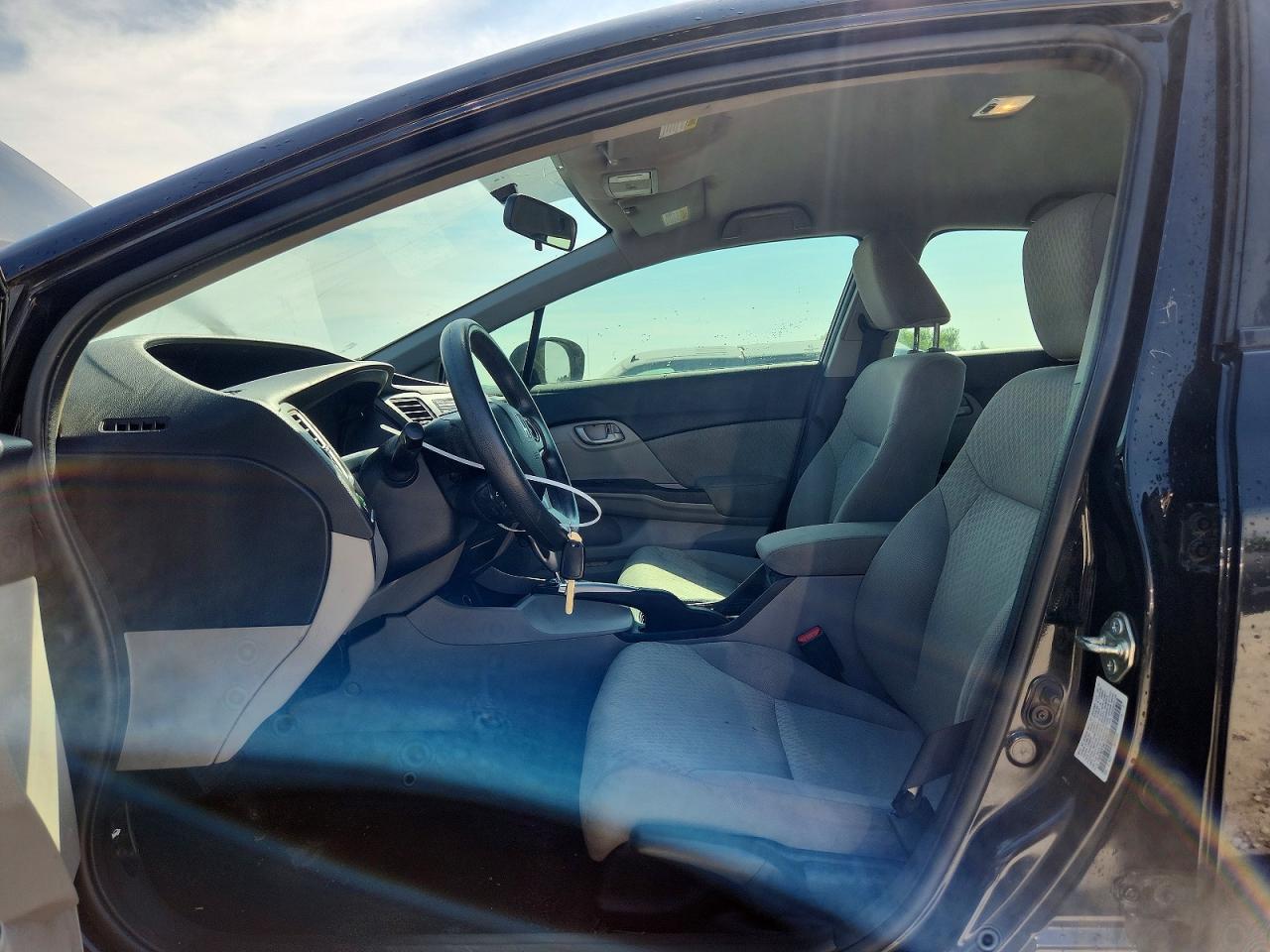2015 Honda Civic Lx Black vin: 19XFB2F56FE046175
