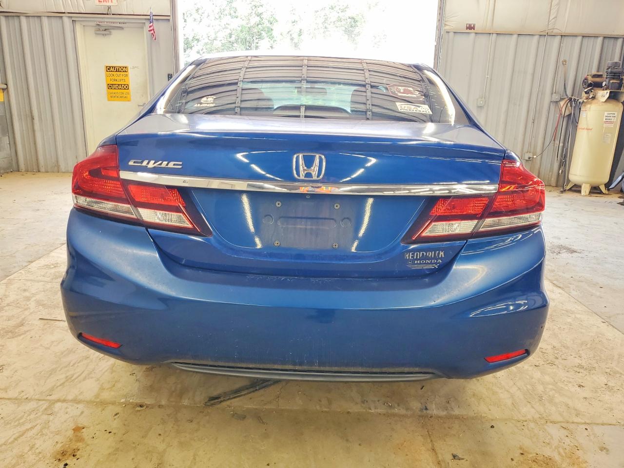 2015 Honda Civic Lx Синий vin: 19XFB2F56FE051859