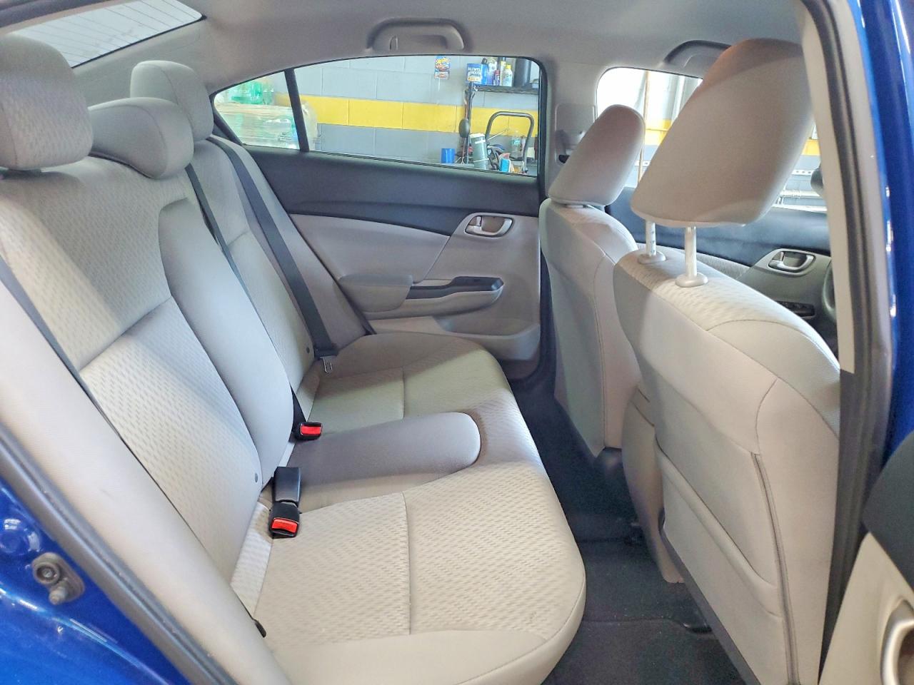 2015 Honda Civic Lx Синий vin: 19XFB2F56FE051859