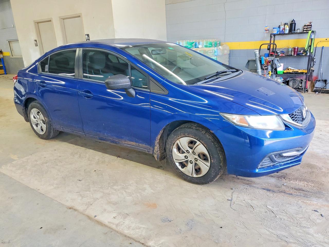 2015 Honda Civic Lx Синий vin: 19XFB2F56FE051859