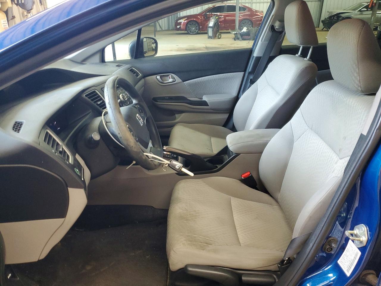 2015 Honda Civic Lx Синий vin: 19XFB2F56FE051859