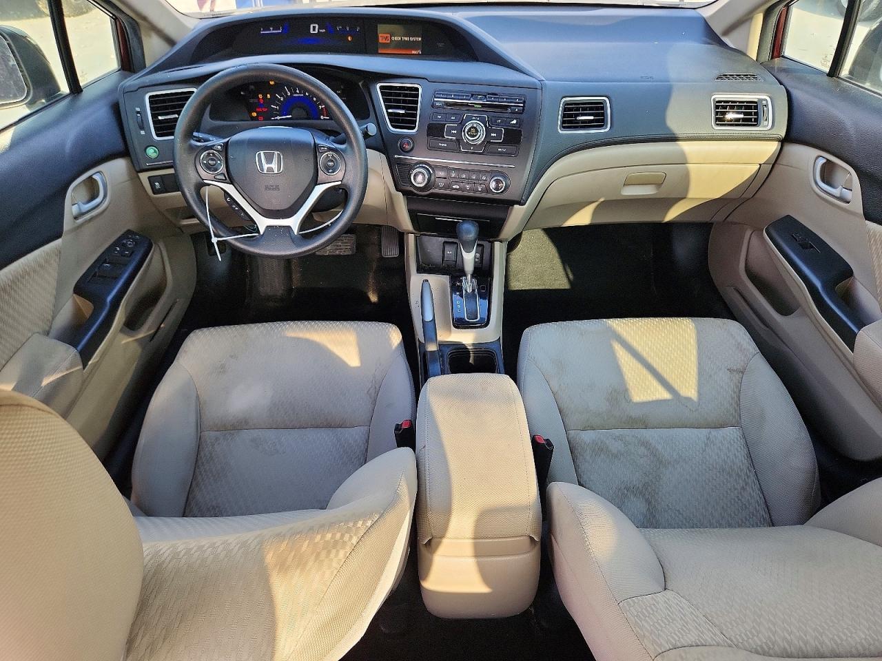 2015 Honda Civic Lx Burgundy vin: 19XFB2F56FE063784