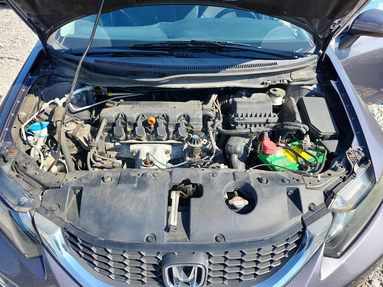 2015 Honda Civic Lx Gray vin: 19XFB2F56FE077782