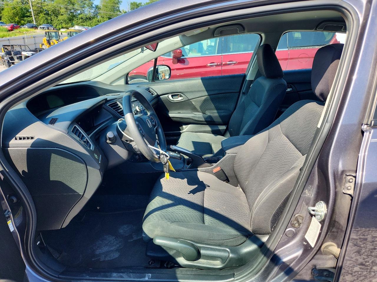 2015 Honda Civic Lx Gray vin: 19XFB2F56FE077782