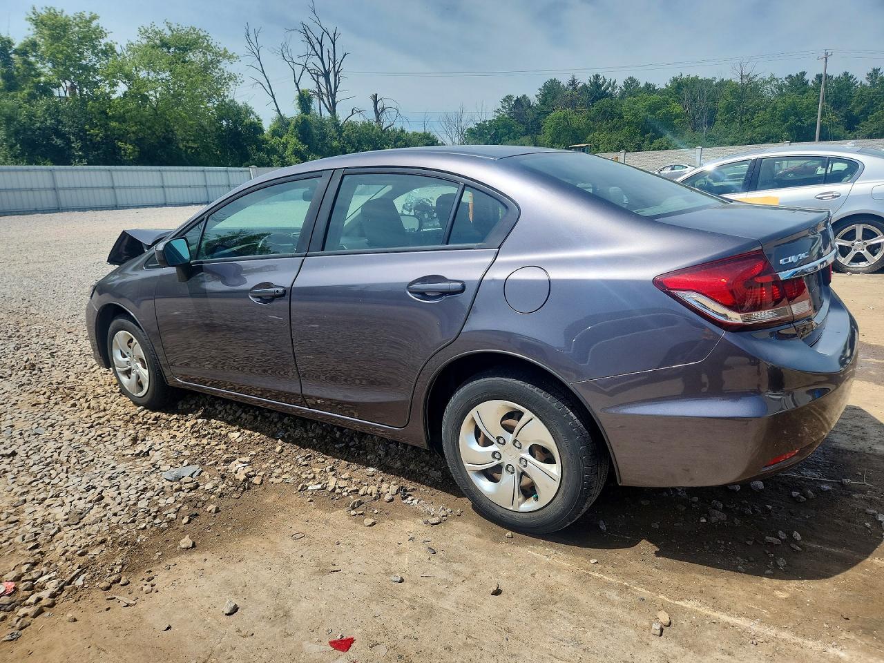 2015 Honda Civic Lx Gray vin: 19XFB2F56FE102549