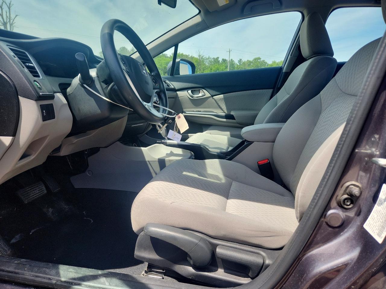 2015 Honda Civic Lx Gray vin: 19XFB2F56FE102549