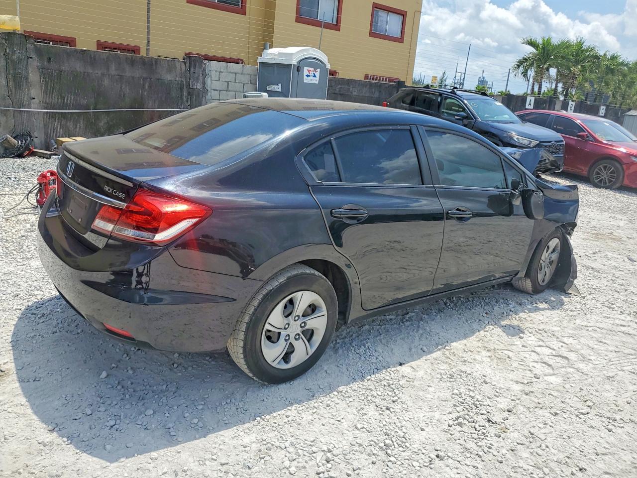 2015 Honda Civic Lx Black vin: 19XFB2F56FE105614