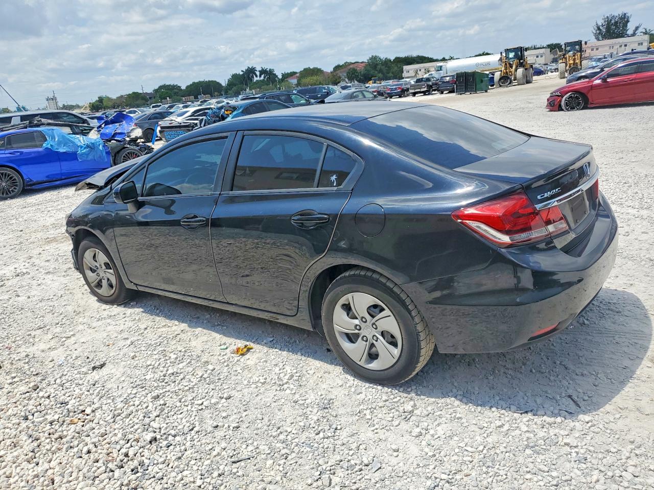 2015 Honda Civic Lx Black vin: 19XFB2F56FE105614