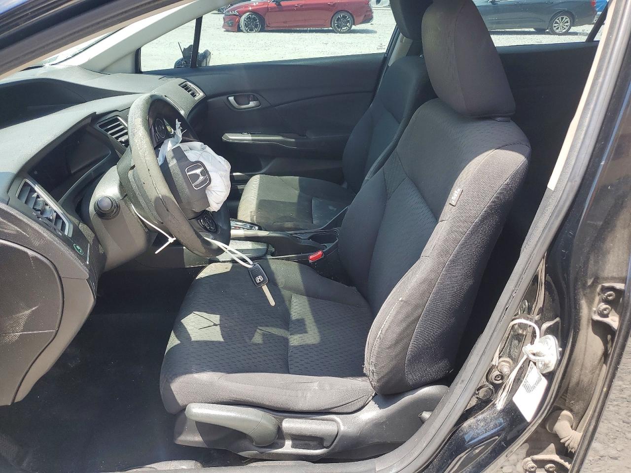 2015 Honda Civic Lx Black vin: 19XFB2F56FE105614