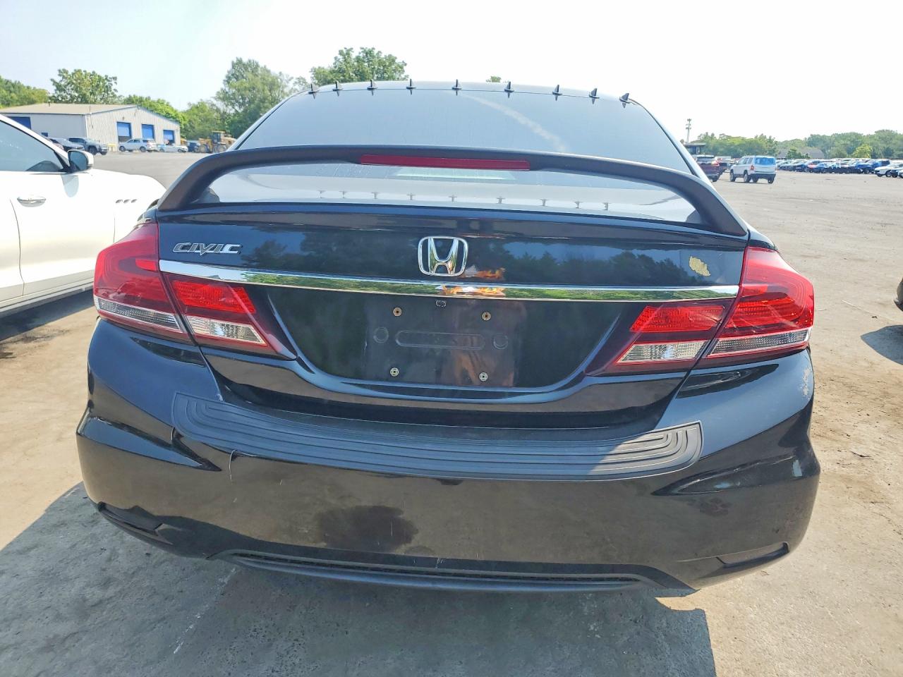2015 Honda Civic Lx Black vin: 19XFB2F56FE214476