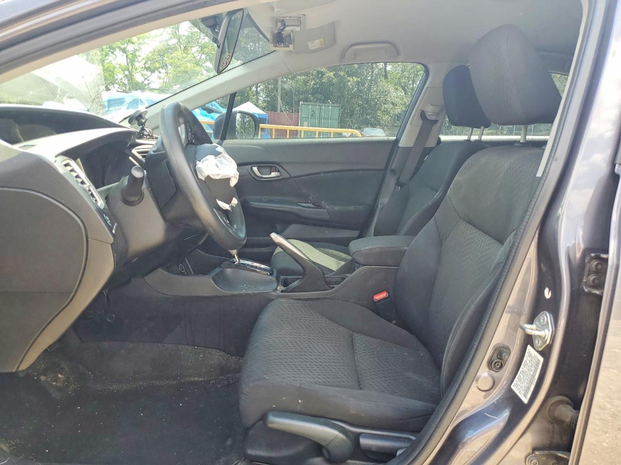 2015 Honda Civic Lx Gray vin: 19XFB2F56FE226725