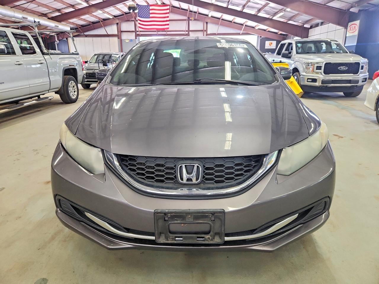 2015 Honda Civic Lx Gray vin: 19XFB2F56FE233657