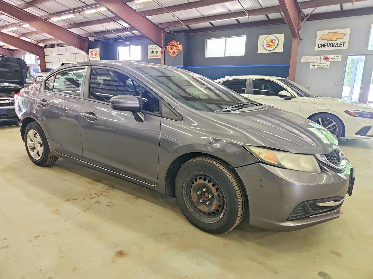 2015 Honda Civic Lx Gray vin: 19XFB2F56FE233657