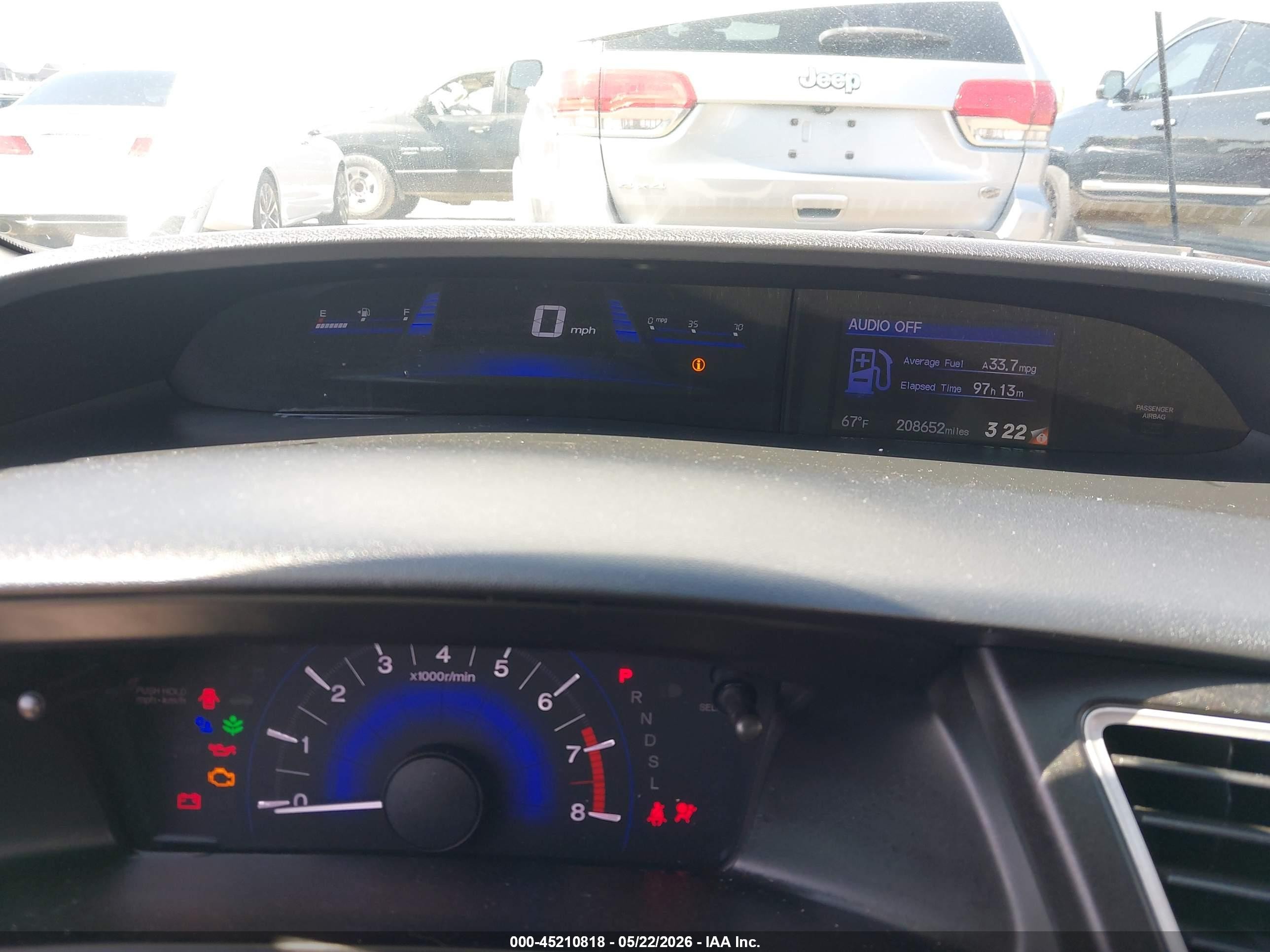 2015 Honda Civic Lx White vin: 19XFB2F56FE233741