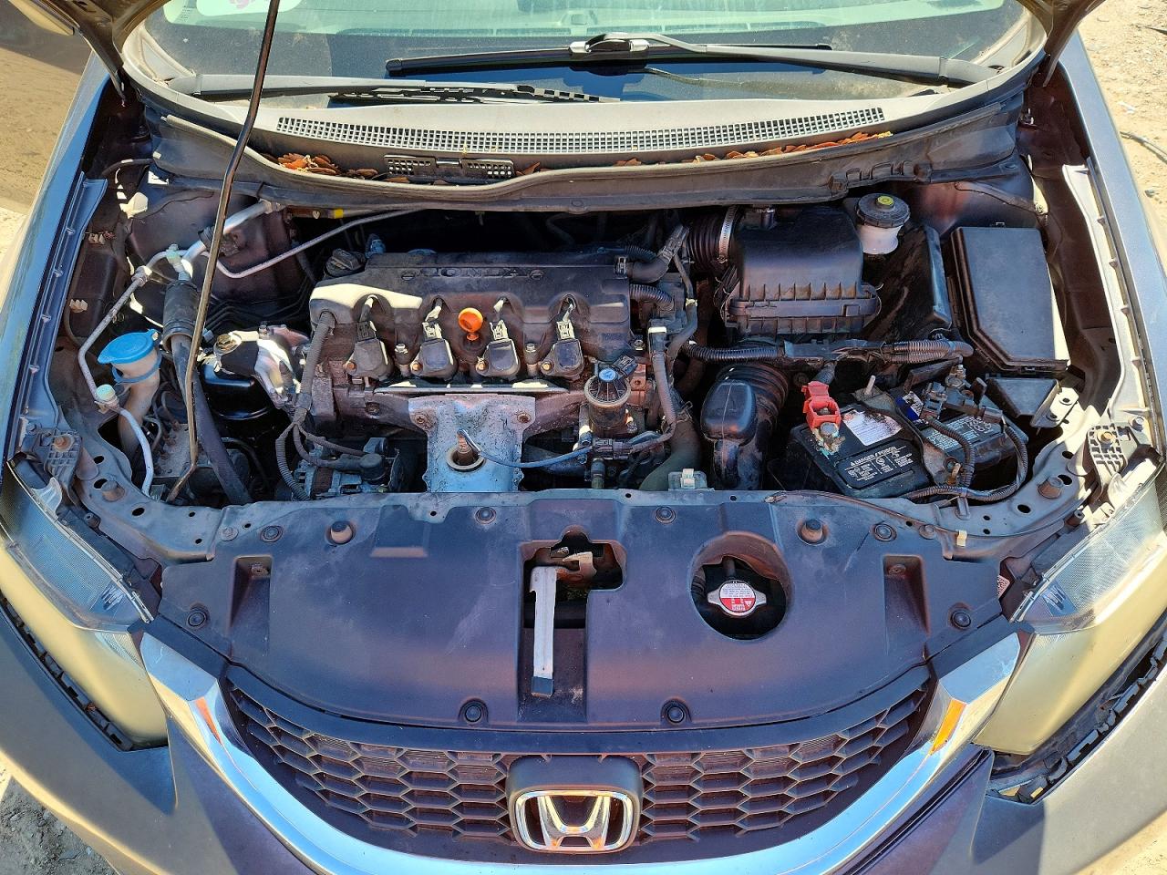 2015 Honda Civic Lx Gray vin: 19XFB2F56FE242438