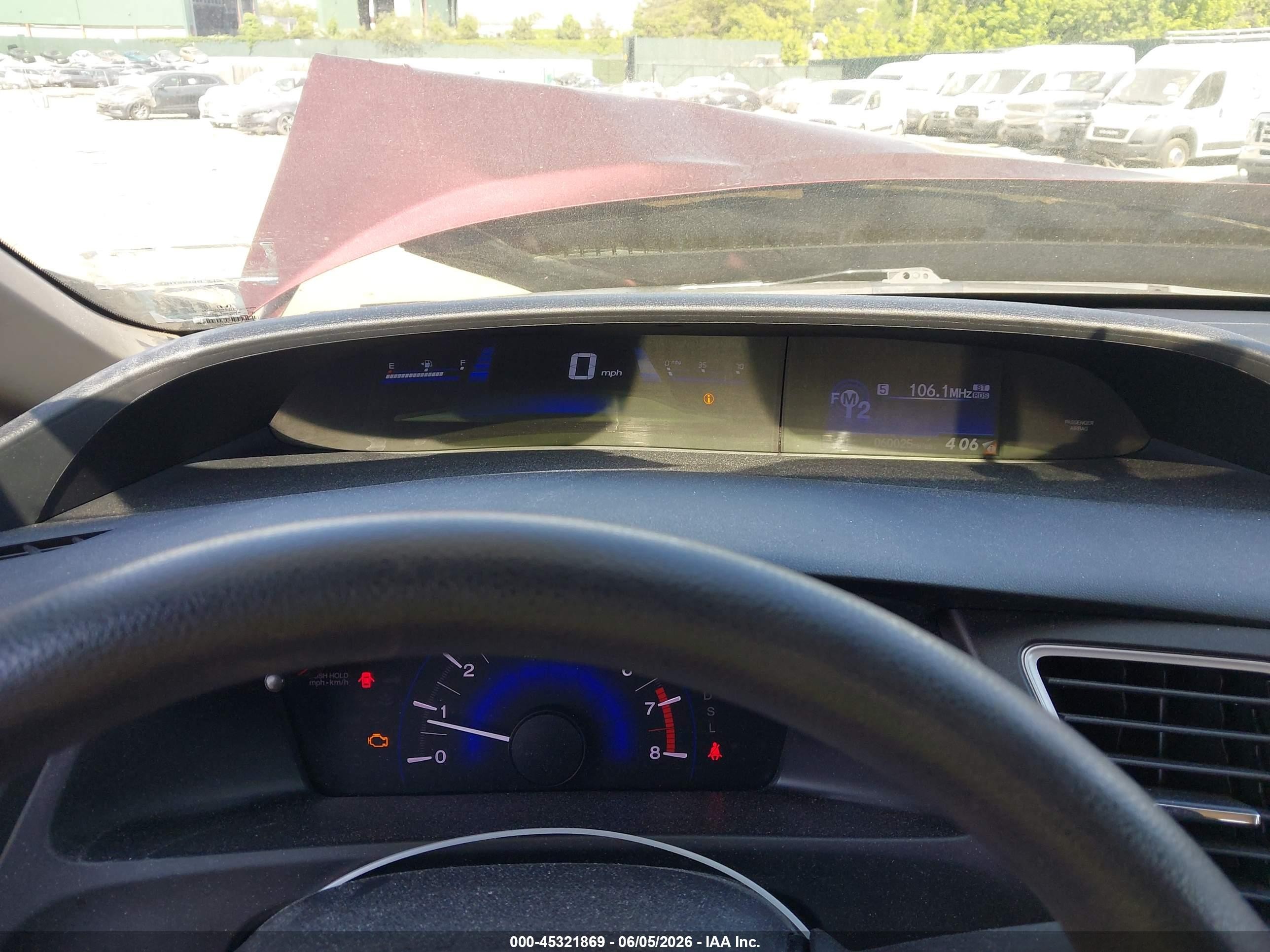 2015 Honda Civic Lx Red vin: 19XFB2F56FE260910