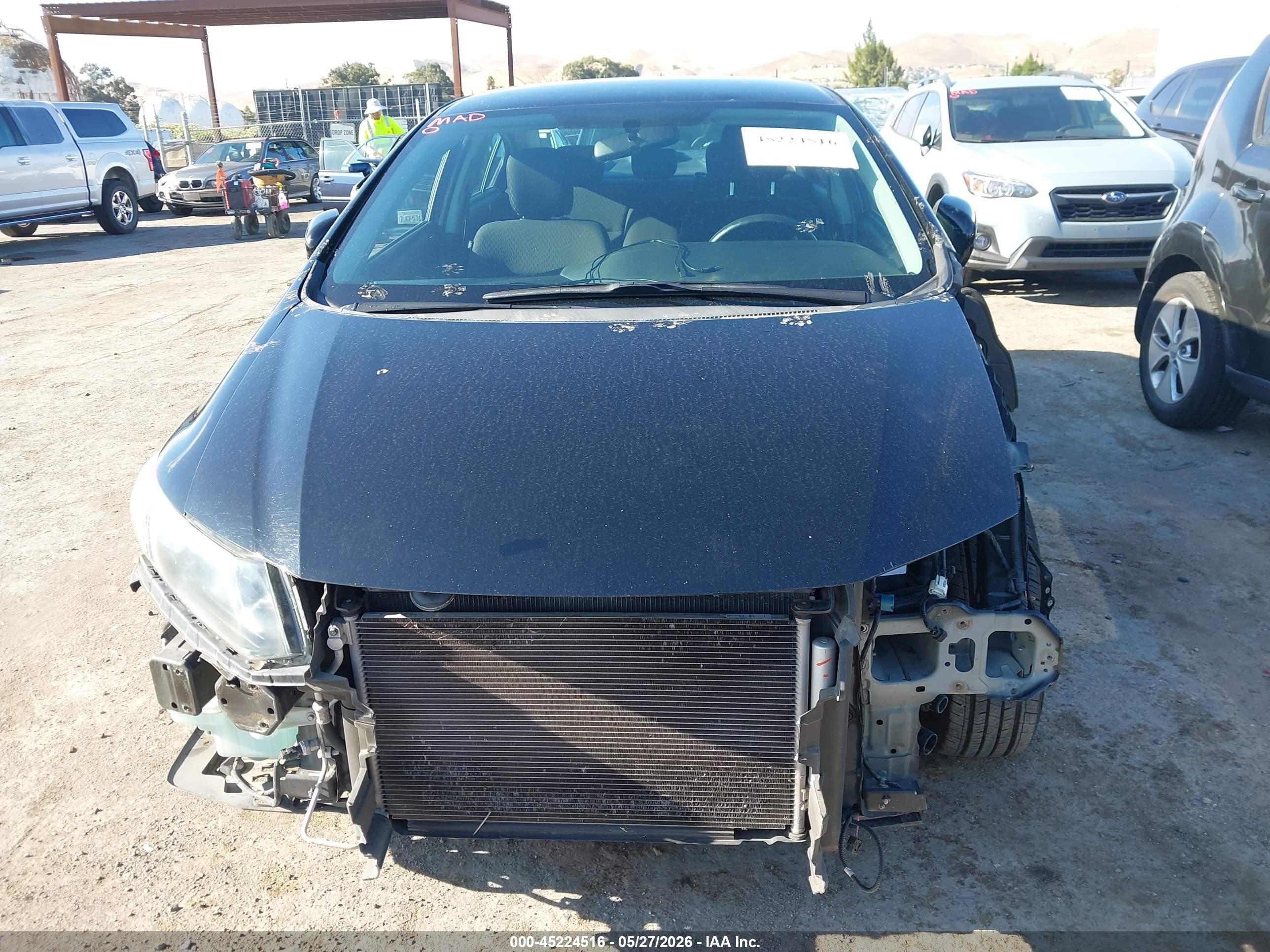 2015 Honda Civic Lx Black vin: 19XFB2F56FE261698