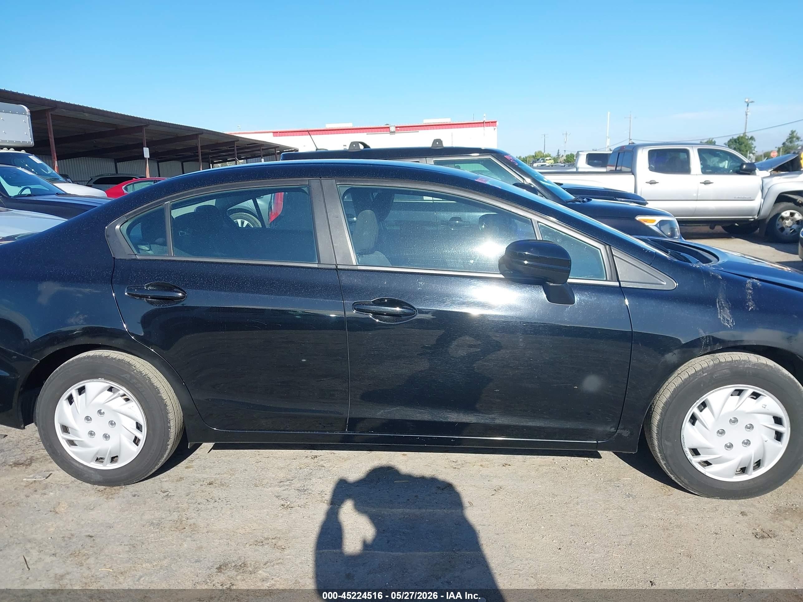 2015 Honda Civic Lx Black vin: 19XFB2F56FE261698