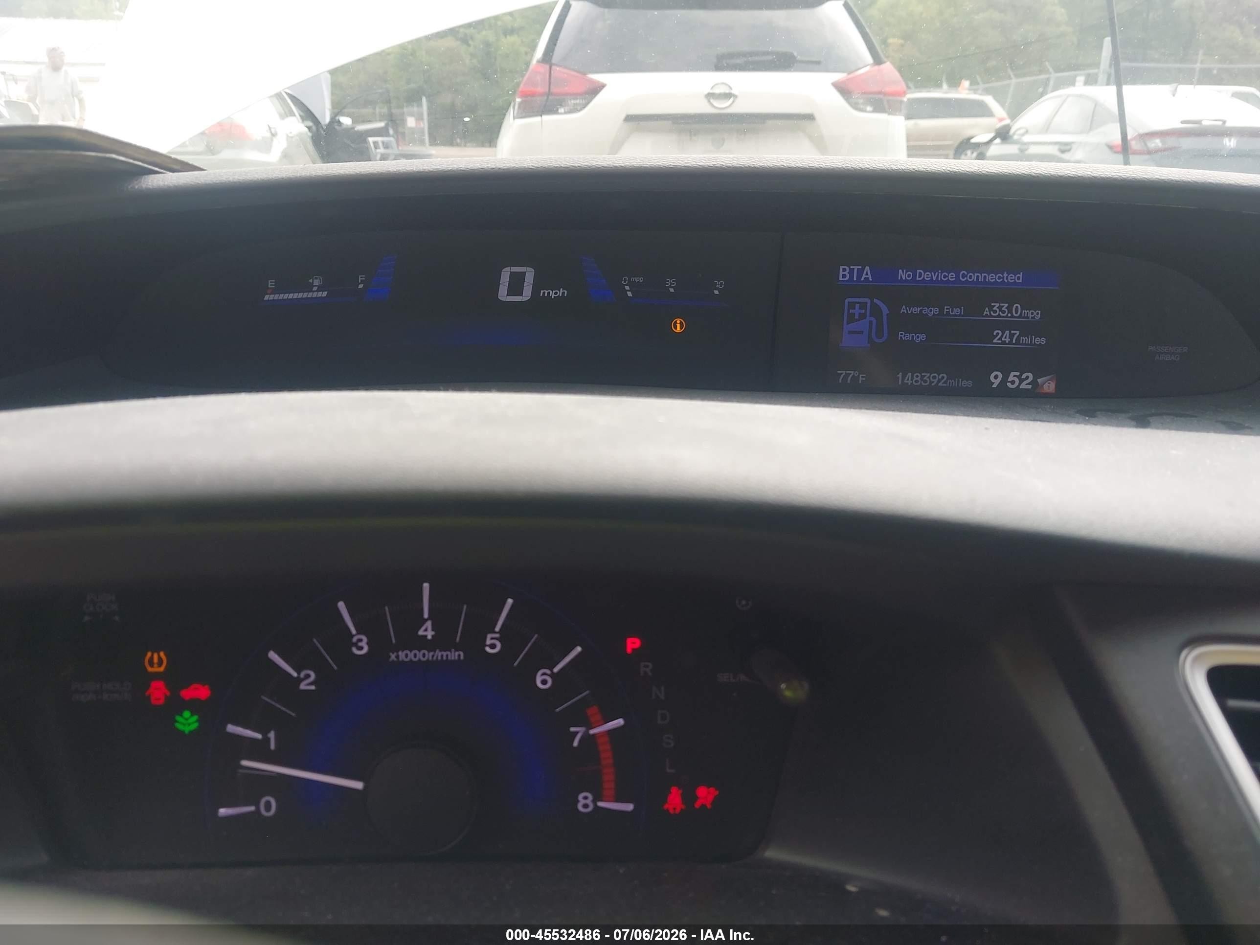 2015 Honda Civic Lx Белый vin: 19XFB2F56FE263564