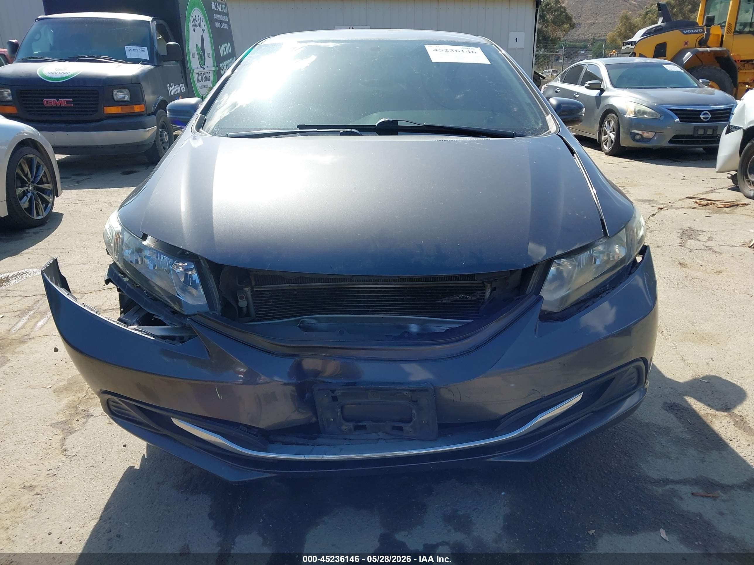 2015 Honda Civic Lx Gray vin: 19XFB2F56FE268280