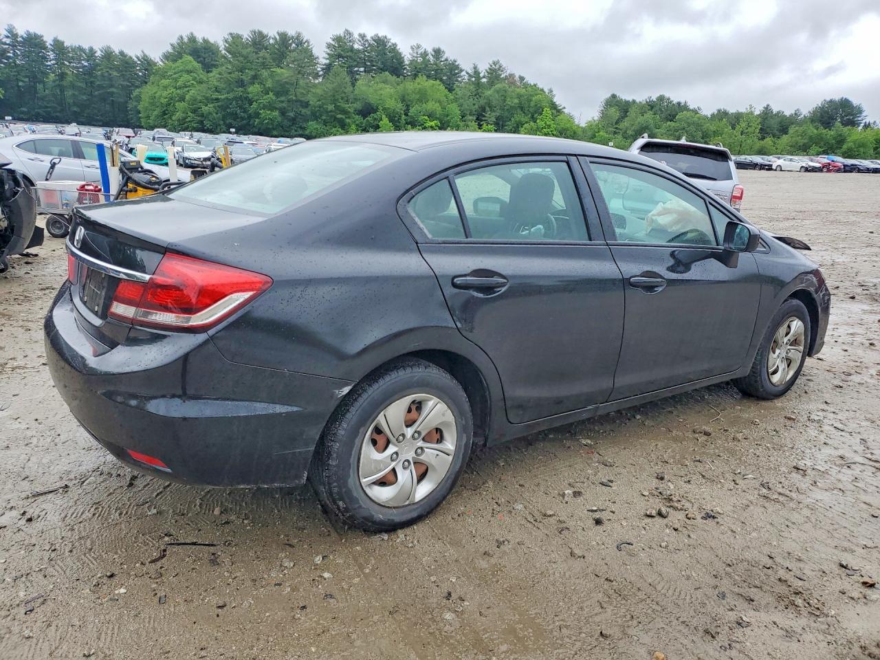 2015 Honda Civic Lx Black vin: 19XFB2F56FE280896