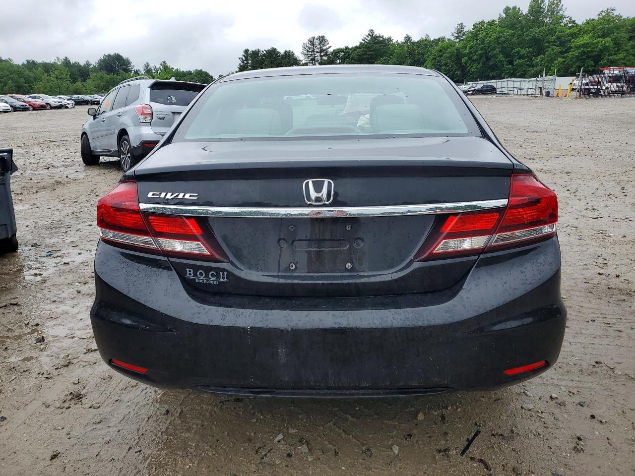 2015 Honda Civic Lx Black vin: 19XFB2F56FE280896