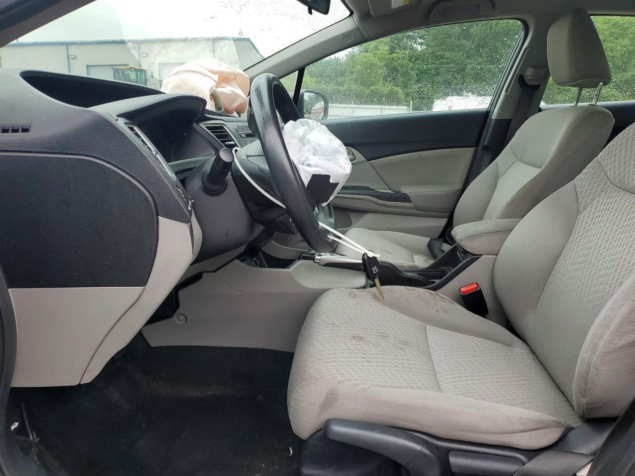 2015 Honda Civic Lx Black vin: 19XFB2F56FE280896